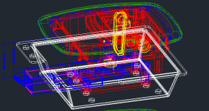 Wireframe color lock